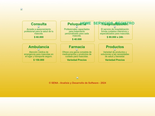 productos screenshot