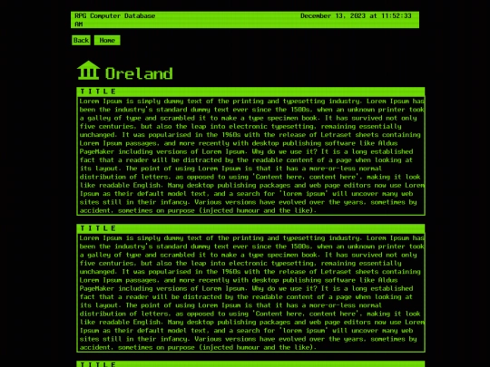 Oreland screenshot
