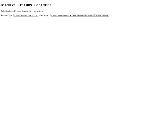 treasure screenshot