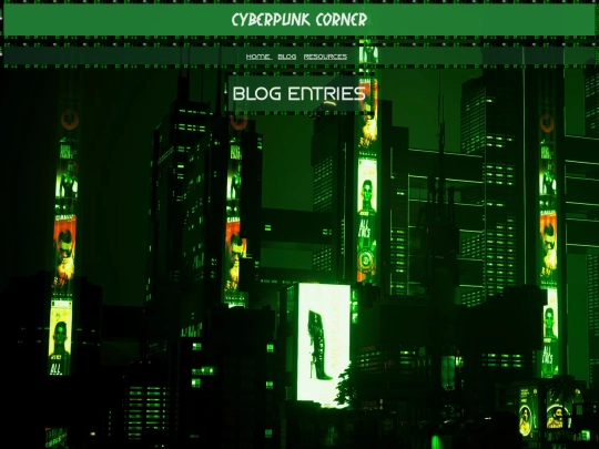 blog screenshot