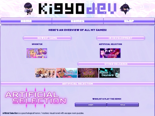 games screenshot