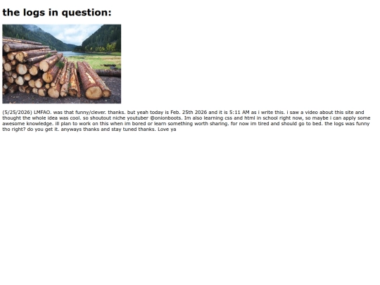 logs screenshot
