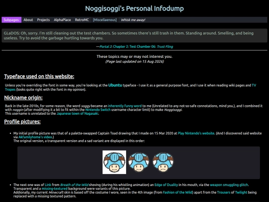 pages/misc/misc screenshot
