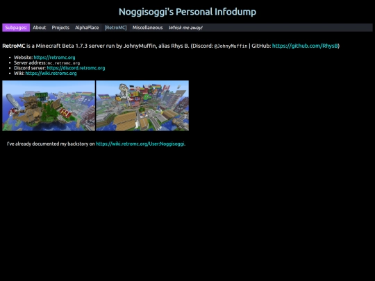 pages/retromc/retromc screenshot
