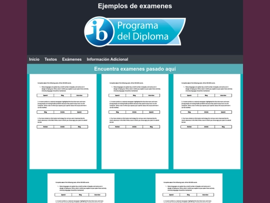 examenes screenshot