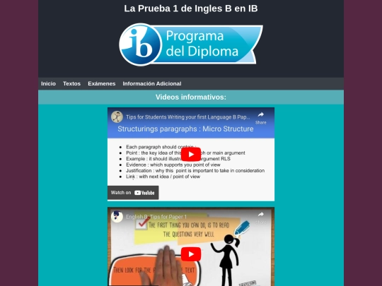 info screenshot