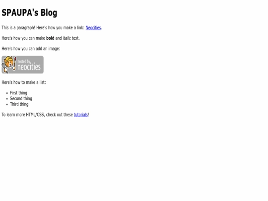 index screenshot