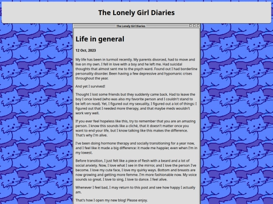 posts/2023-10-12-Life-in-general screenshot