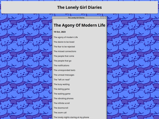 posts/2023-10-19-The-Agony-Of-Modern-Life screenshot