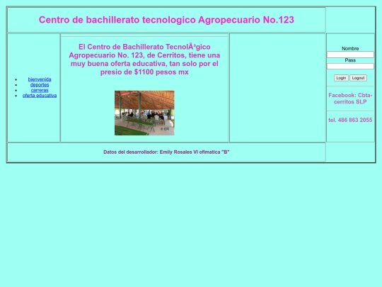 oferta educativa screenshot