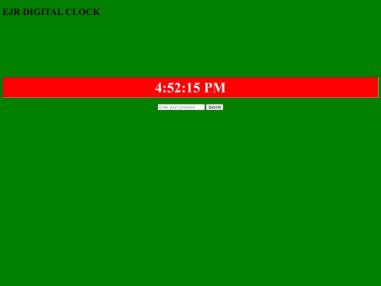 DigitalClock screenshot