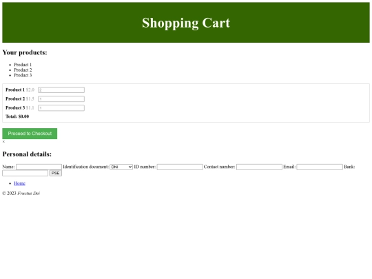 shopj screenshot