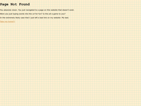 not_found screenshot