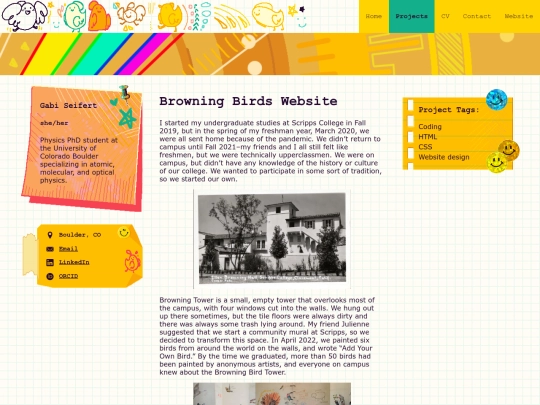 projects/browningbirds screenshot