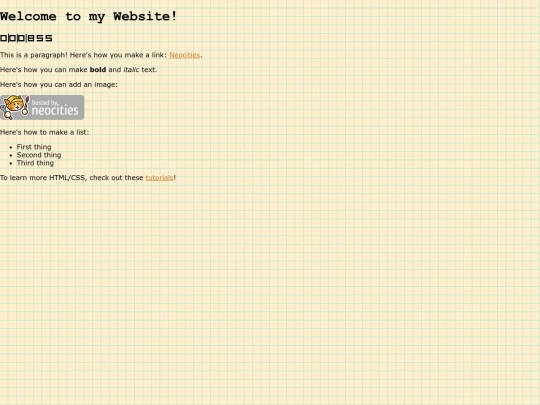 testpage screenshot