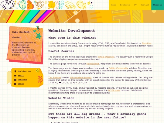 website screenshot