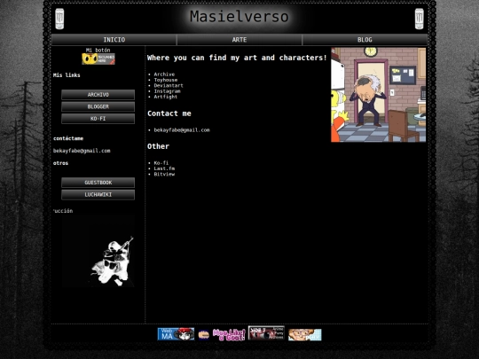 pages/links screenshot