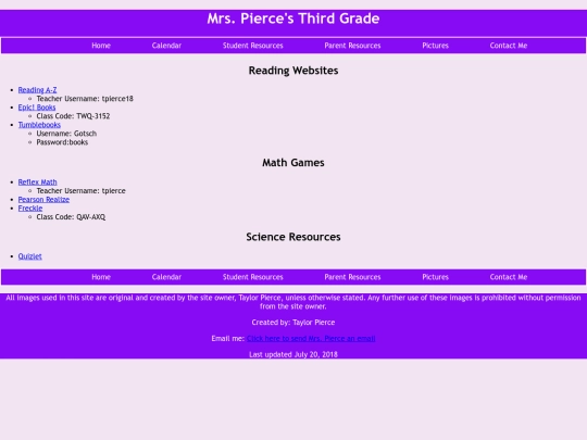 islt_7360/pilotsite/studentresources_pilot screenshot
