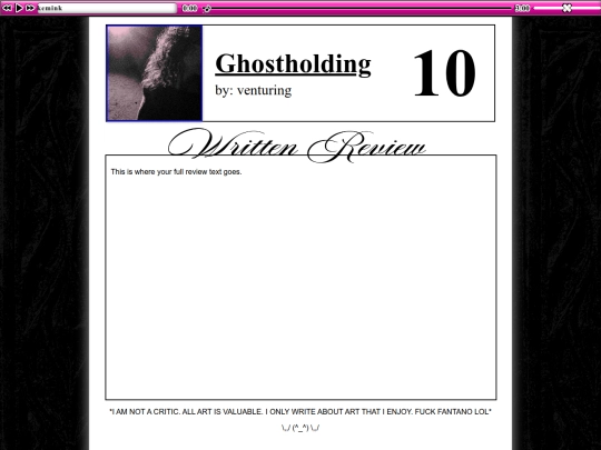 reviews/music/ghostholding screenshot