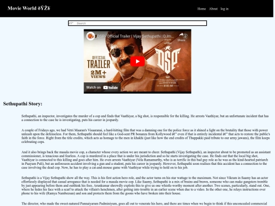 Movie review/sethupathi screenshot