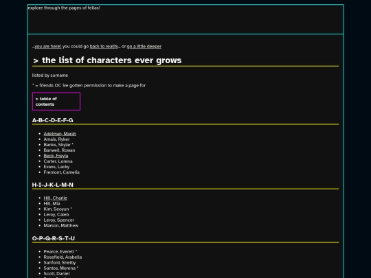 character_hub screenshot