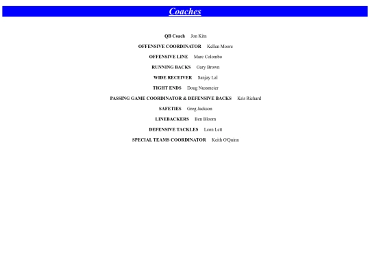 Coach screenshot
