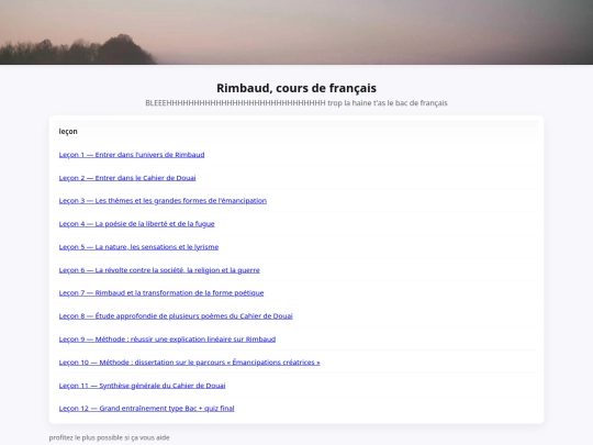 francais screenshot