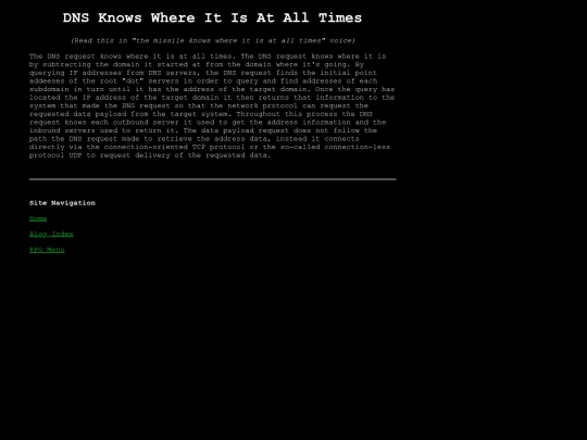 Blog/DNSMeme screenshot