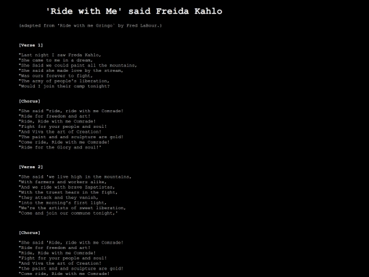 Blog/RideFreida screenshot