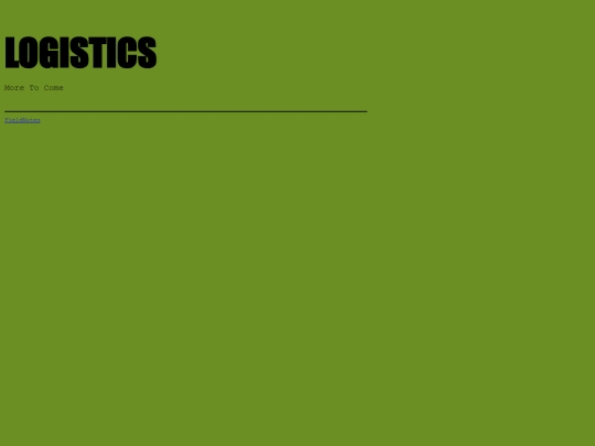 FieldNotes/FNLogistics screenshot