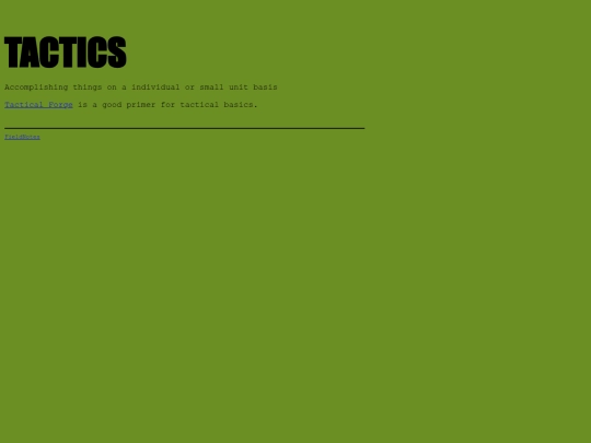 FieldNotes/FNTactics screenshot