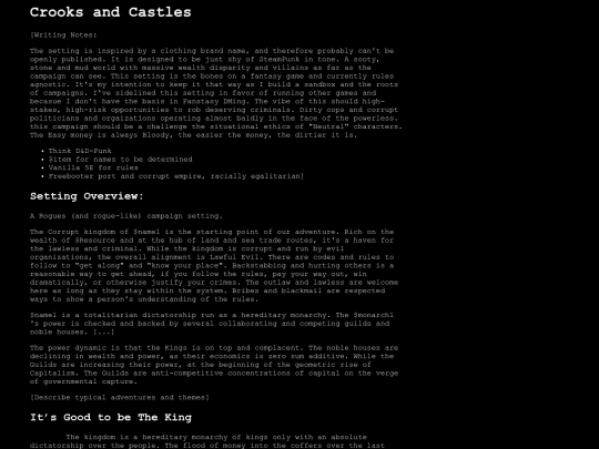 RPG/CrooksAndCastles screenshot