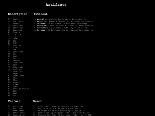 RPG/FIST/FISTItems screenshot