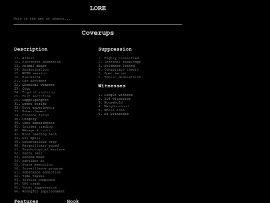 RPG/FIST/fistlore screenshot
