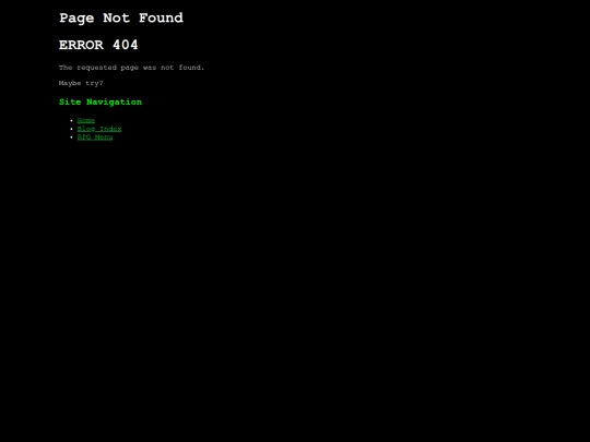 not_found screenshot
