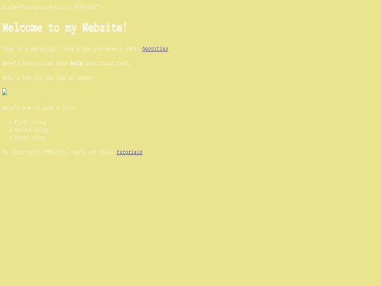 index screenshot