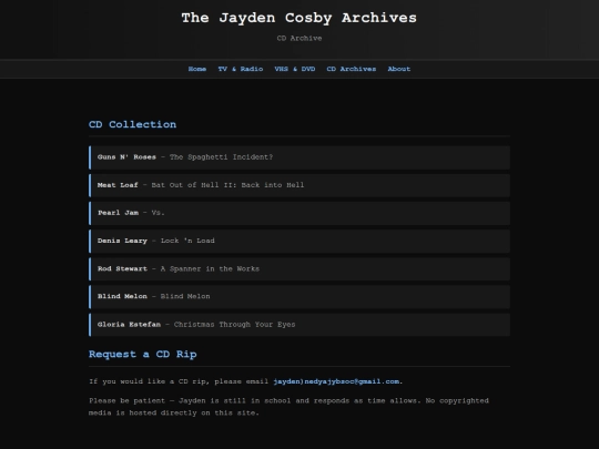 cds screenshot