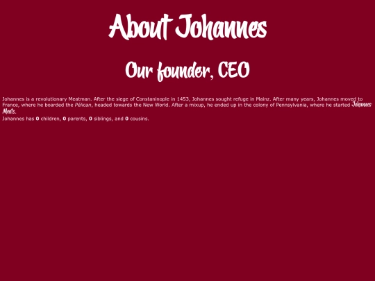 info/founder screenshot