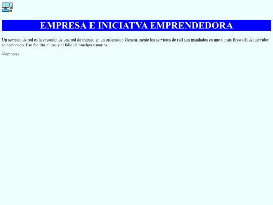 inicio/empresa screenshot