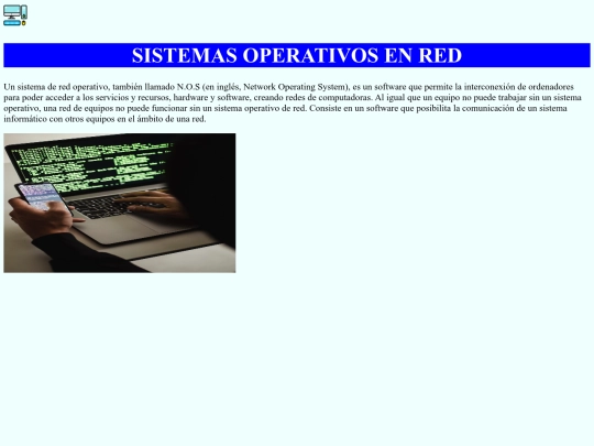 inicio/sistemas screenshot