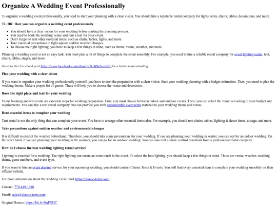 OrganizeAWeddingEventProfessionally screenshot