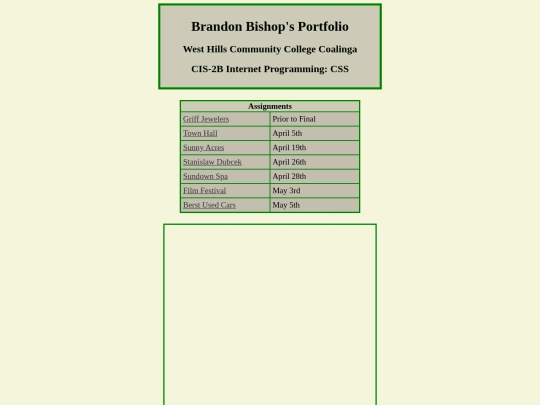 Portfolio screenshot