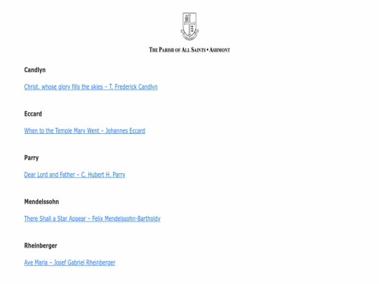 index screenshot