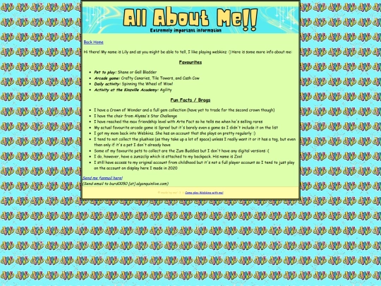webkinz/personal screenshot