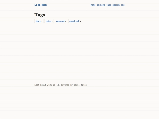 tags screenshot