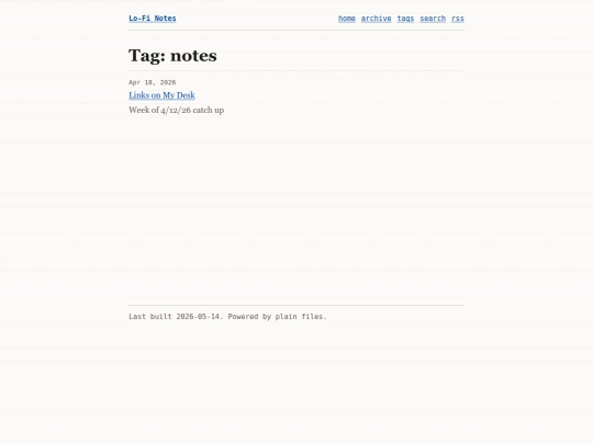 tags/notes screenshot