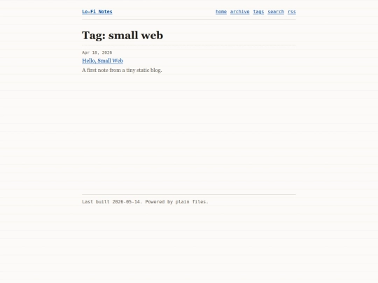 tags/small-web screenshot