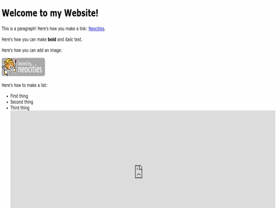index screenshot
