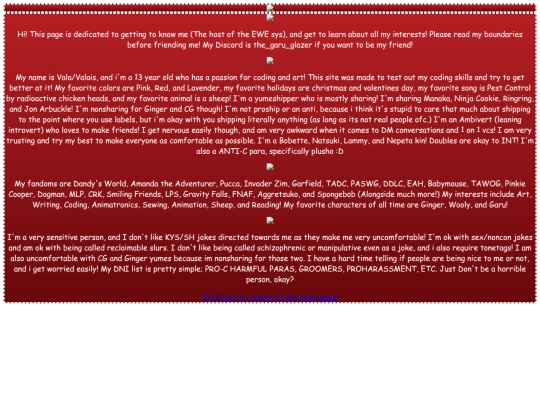 about-me screenshot