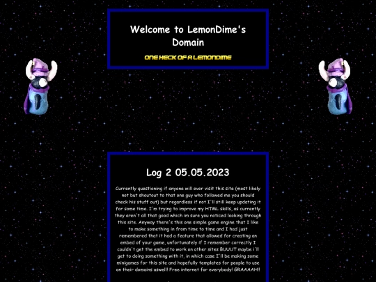 log screenshot